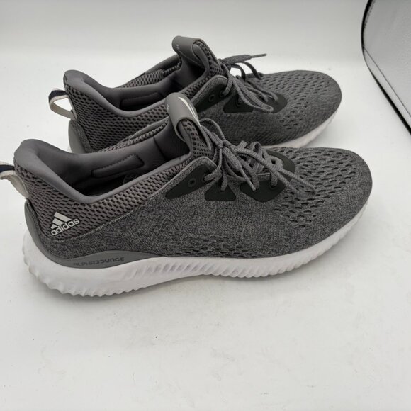 Adidas Mens Alphabounce 1 Triple Grey White Running Training GV8826 Size 12.5 main image 4